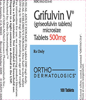 Buy Grifulvin V (Griseofulvin) 500mg Tablets x 1's-Online at ADHD Pharmacy UK