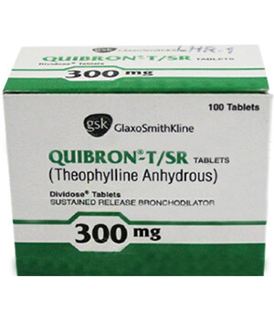 Buy Quibron t/SR (Theophylline) 300mg x 1's-Online at ADHD Pharmacy UK