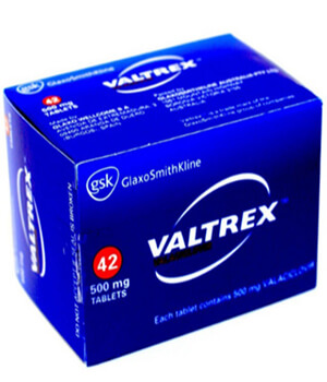 Buy Valtrex (Valacyclovir) 500mg  x 1's-Online at ADHD Pharmacy UK