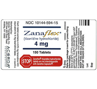 Buy Zanaflex (Tizanidine) 4mg Tablets x 1's-Online at ADHD Pharmacy UK