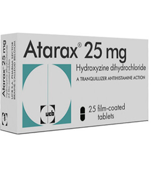 Buy Atarax (Hydroxyzine) 25mg x 1's-Online at ADHD Pharmacy UK