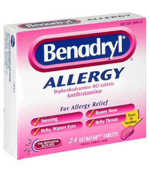 Buy Benadryl (Diphenhydramine) 25mg Tablets x 1's-Online at ADHD Pharmacy UK